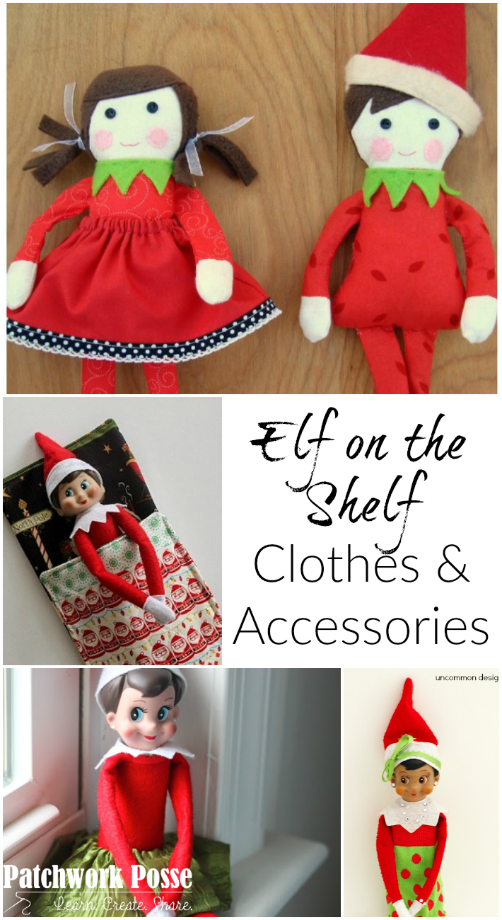 free elf on the shelf clothing patterns and accessories